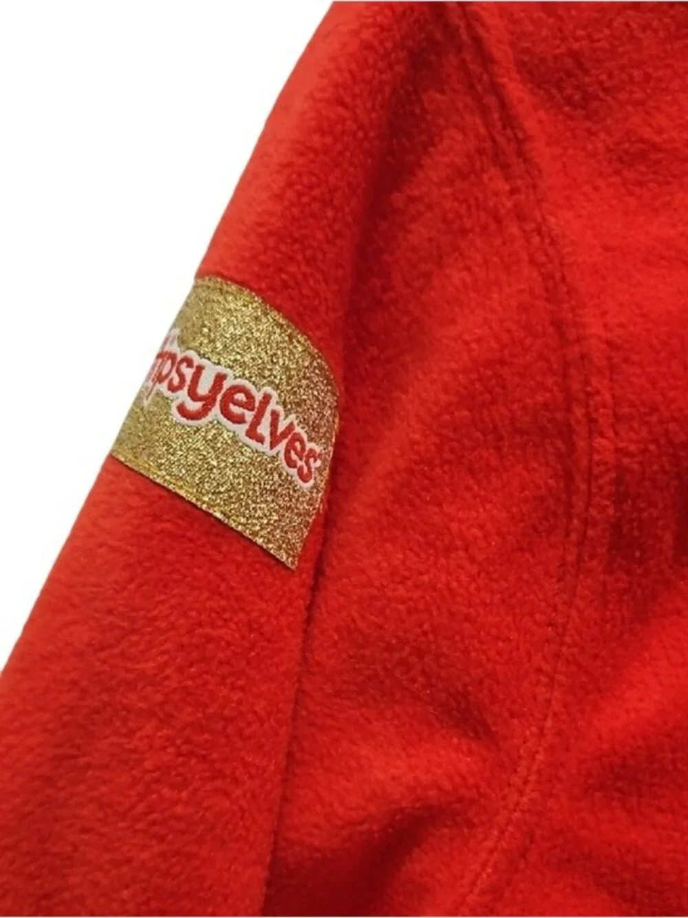 Tipsy Elves Youth Medium Santa Jumpsuit w/ Fur New Holiday Christmas Costume